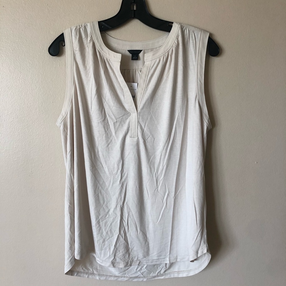 Ann Taylor Henley Shell - Picture 2 of 5